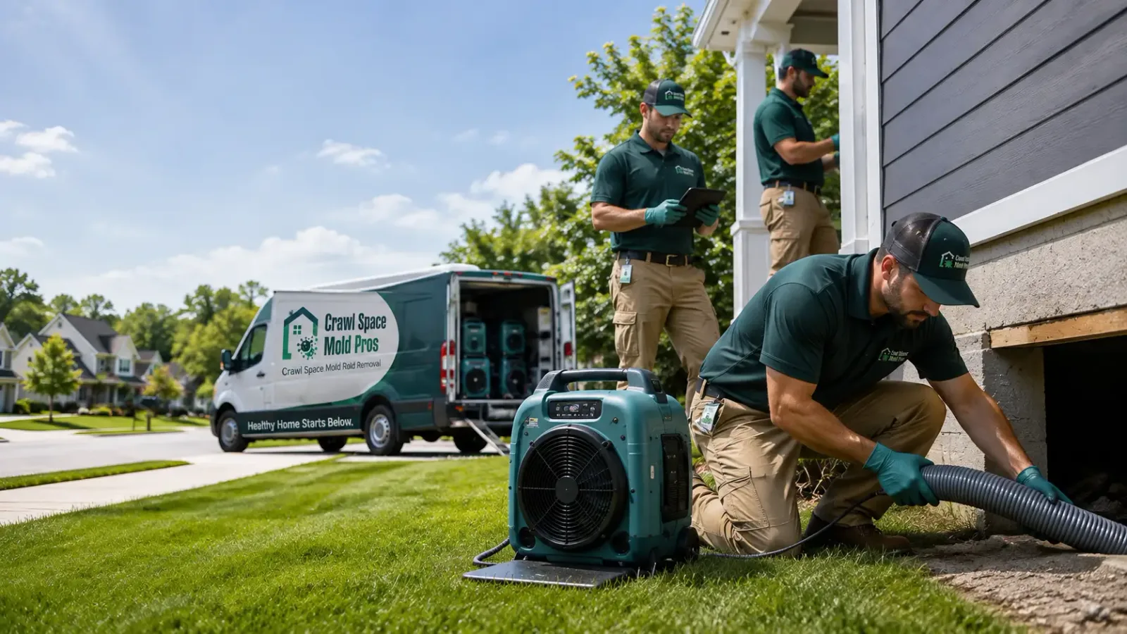 Crawl Space Mold Removal in Chicopee, MA